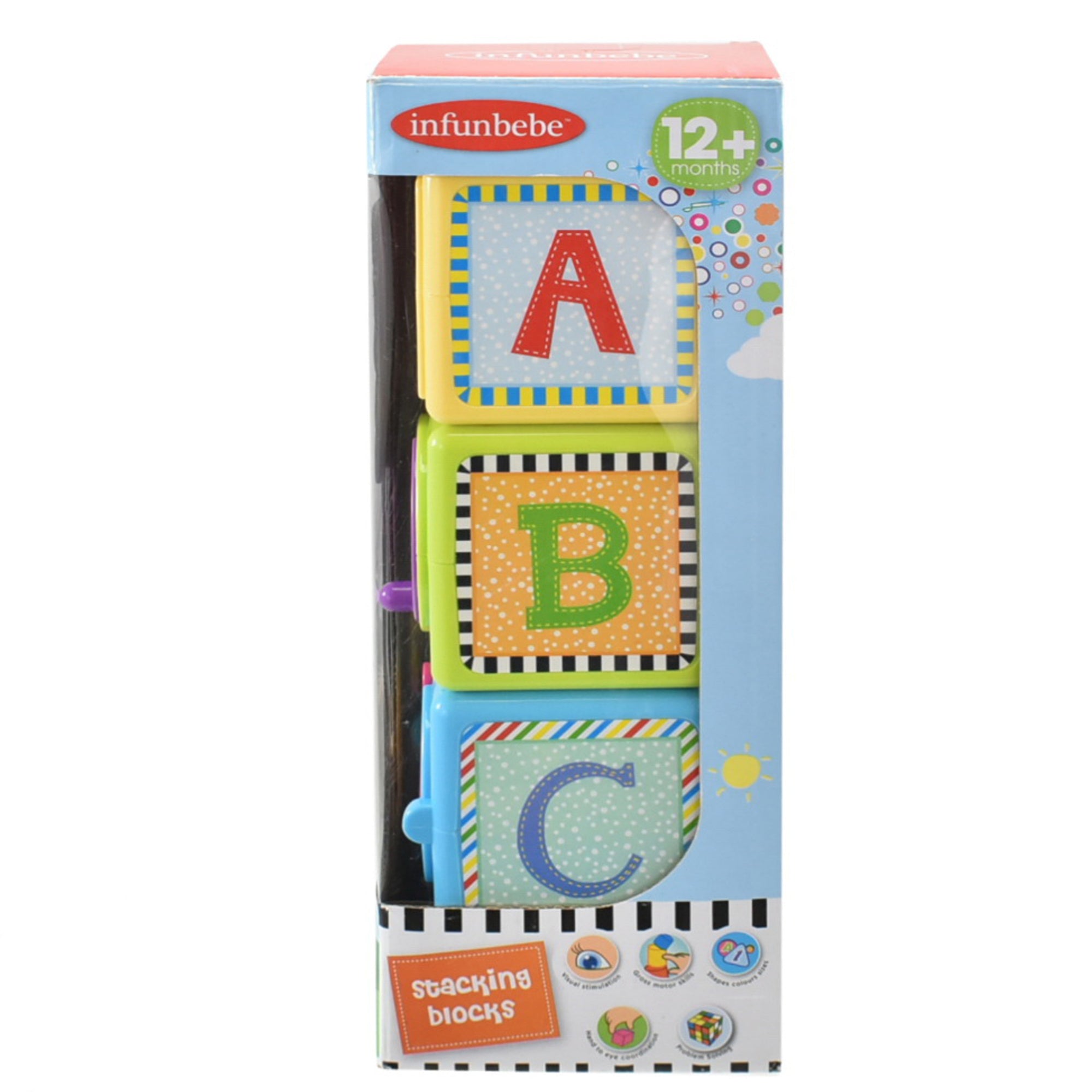 Baby Sensory Toys Interactive Learning Stacking Blocks | Children Aged 12 Months + | Baby Toys