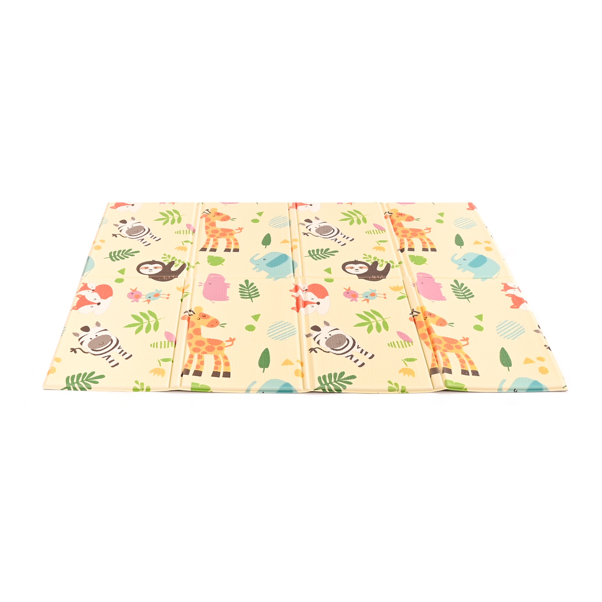 KandyToys Wild Life Foldable Baby Play Mat | Thick Padded XPE Baby Crawl Mat | Waterproof | Safe