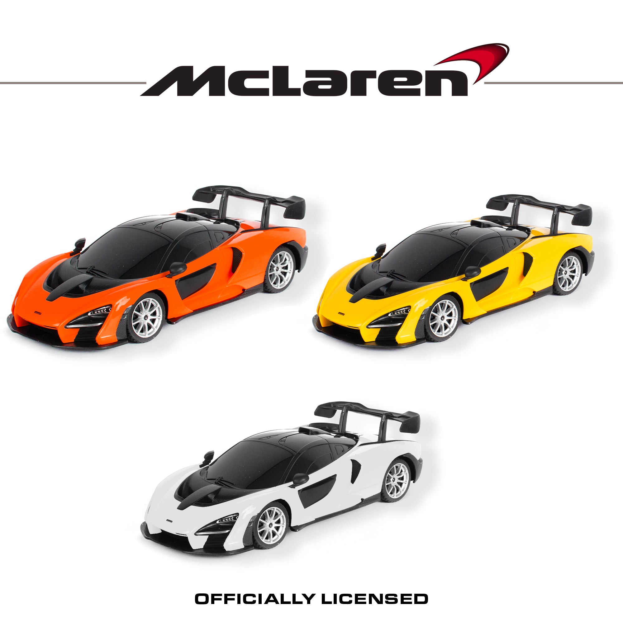 Official Remote Control McLaren Senna | 1:14sc Model 2.4GHz - 2 Assorted Colours | Officially Licensed By McLaren | RC Car | By KandyToys