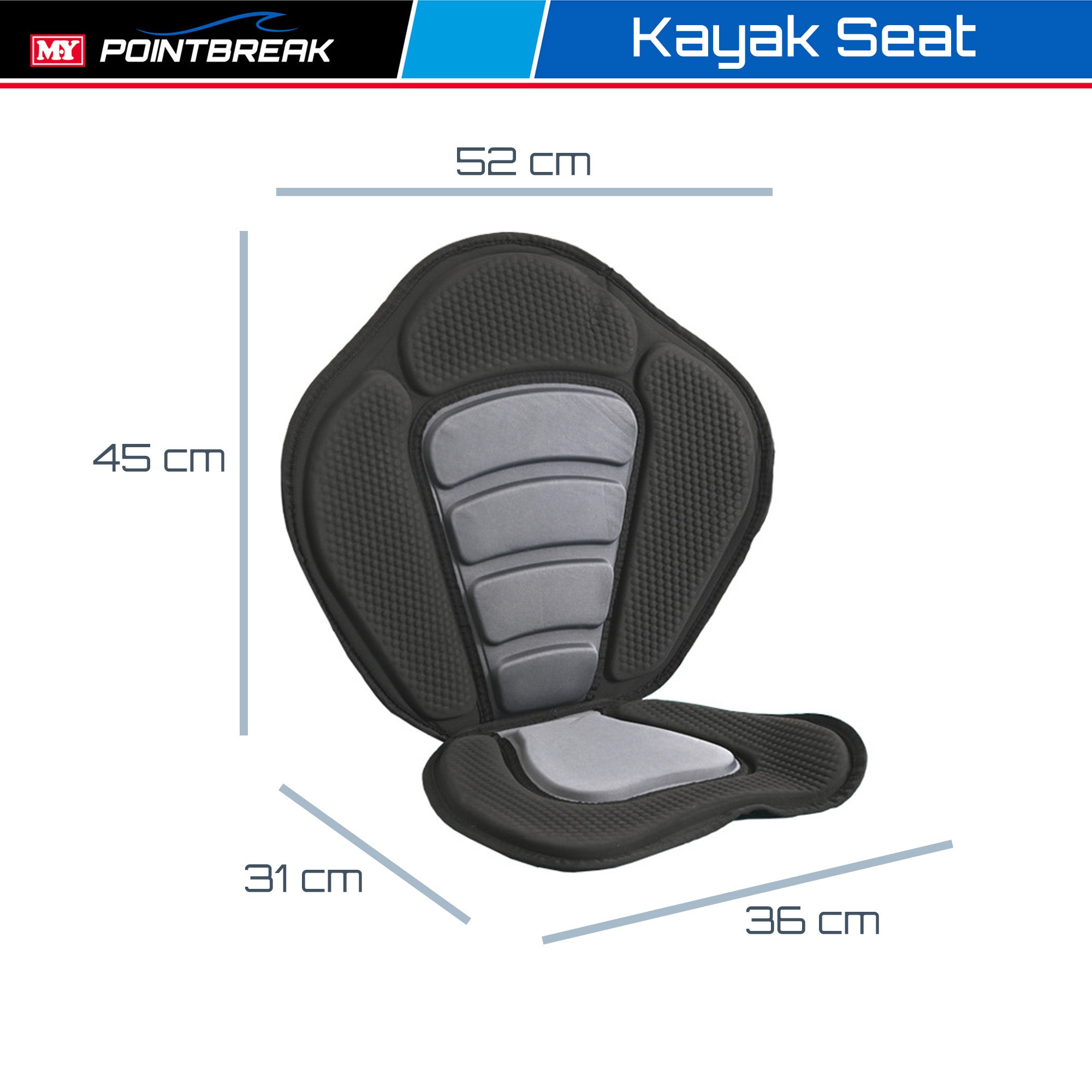 Point Break Adjustable Kayak Seat