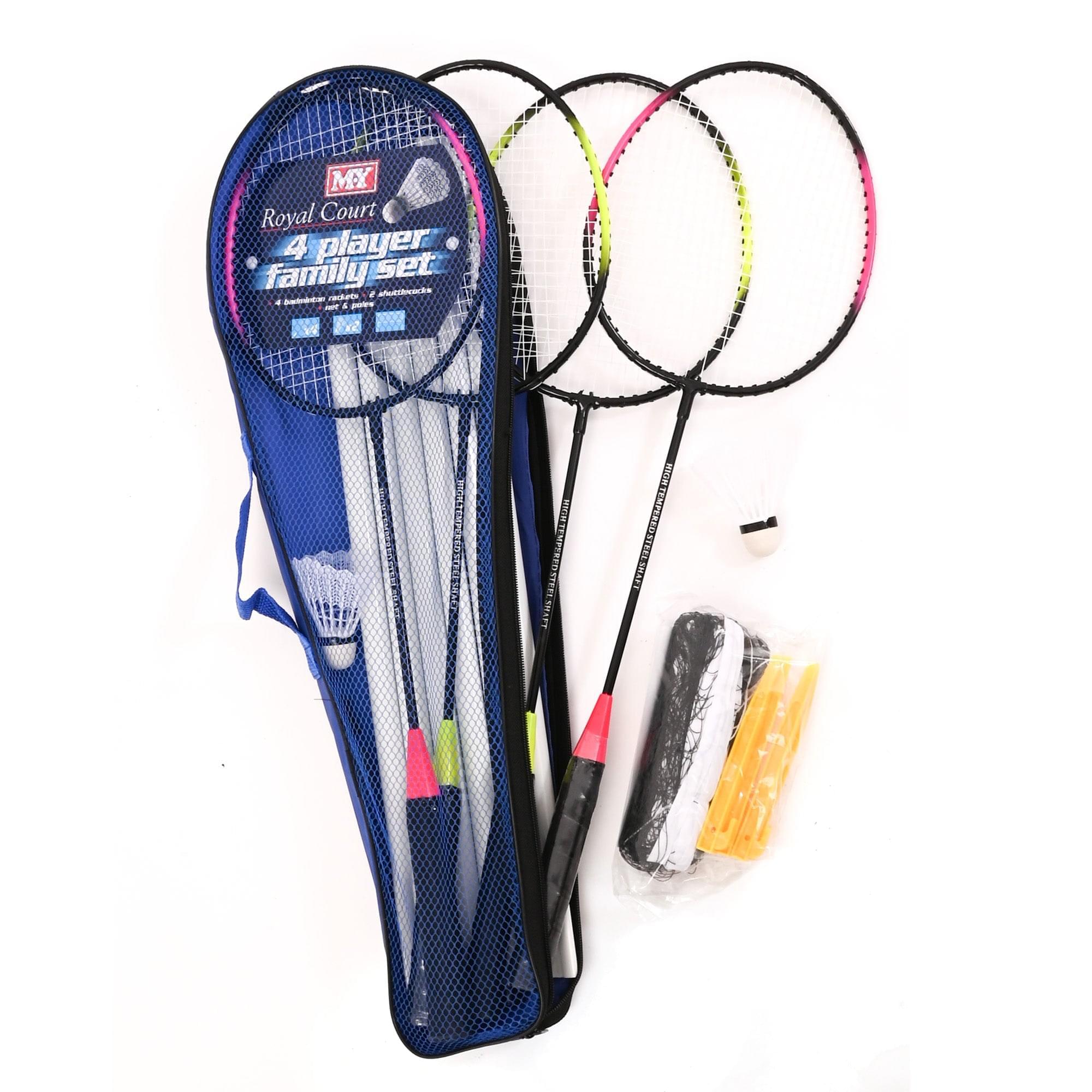 Streel Racket Badminton Racquets Set Of 4 24 Player Racket Set - The Most Versatile ...