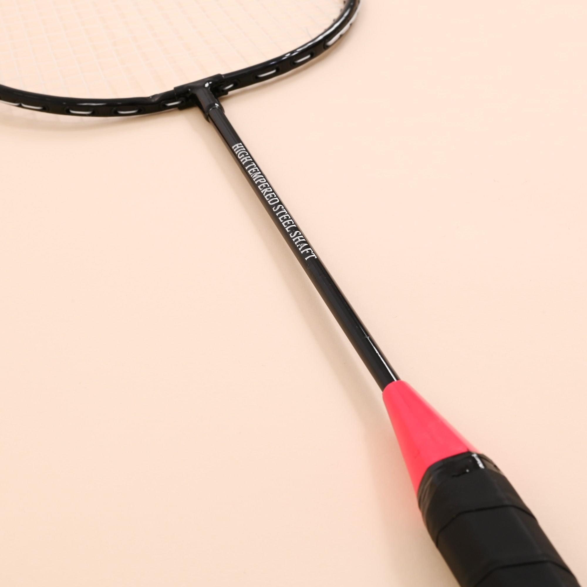 M.Y Family Badminton Set with Net 4 Player Badminton Rackets | Outdoor Games
