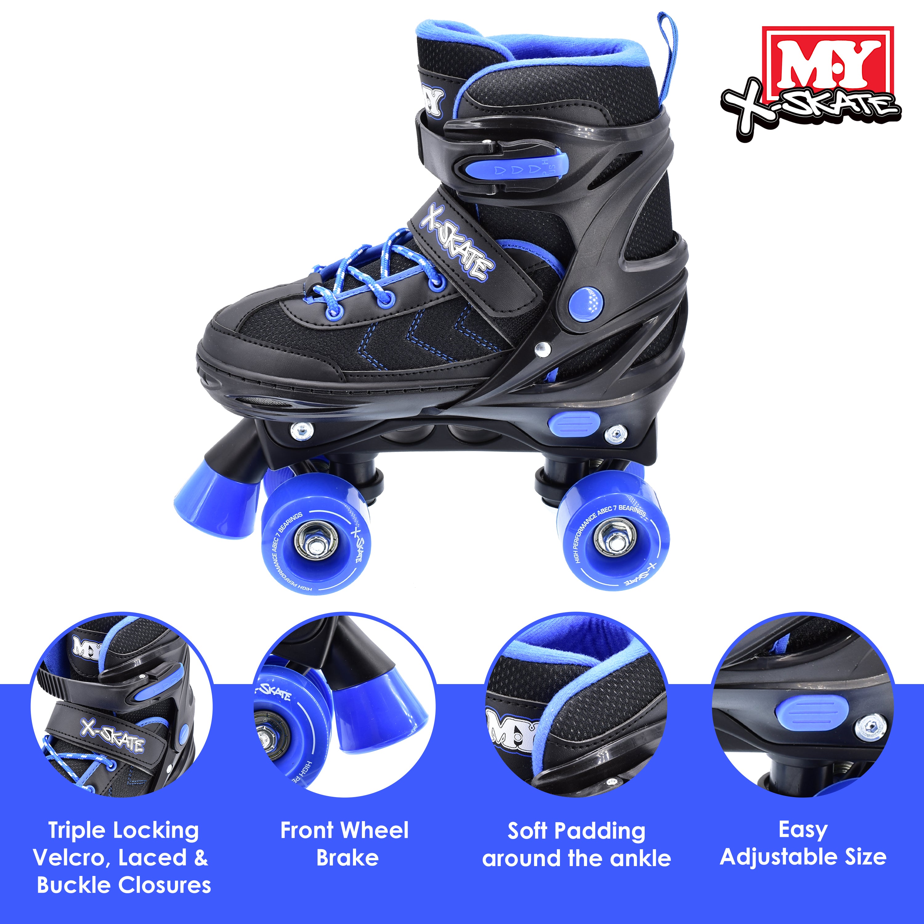 M.Y X-Skate Quad Roller Skates