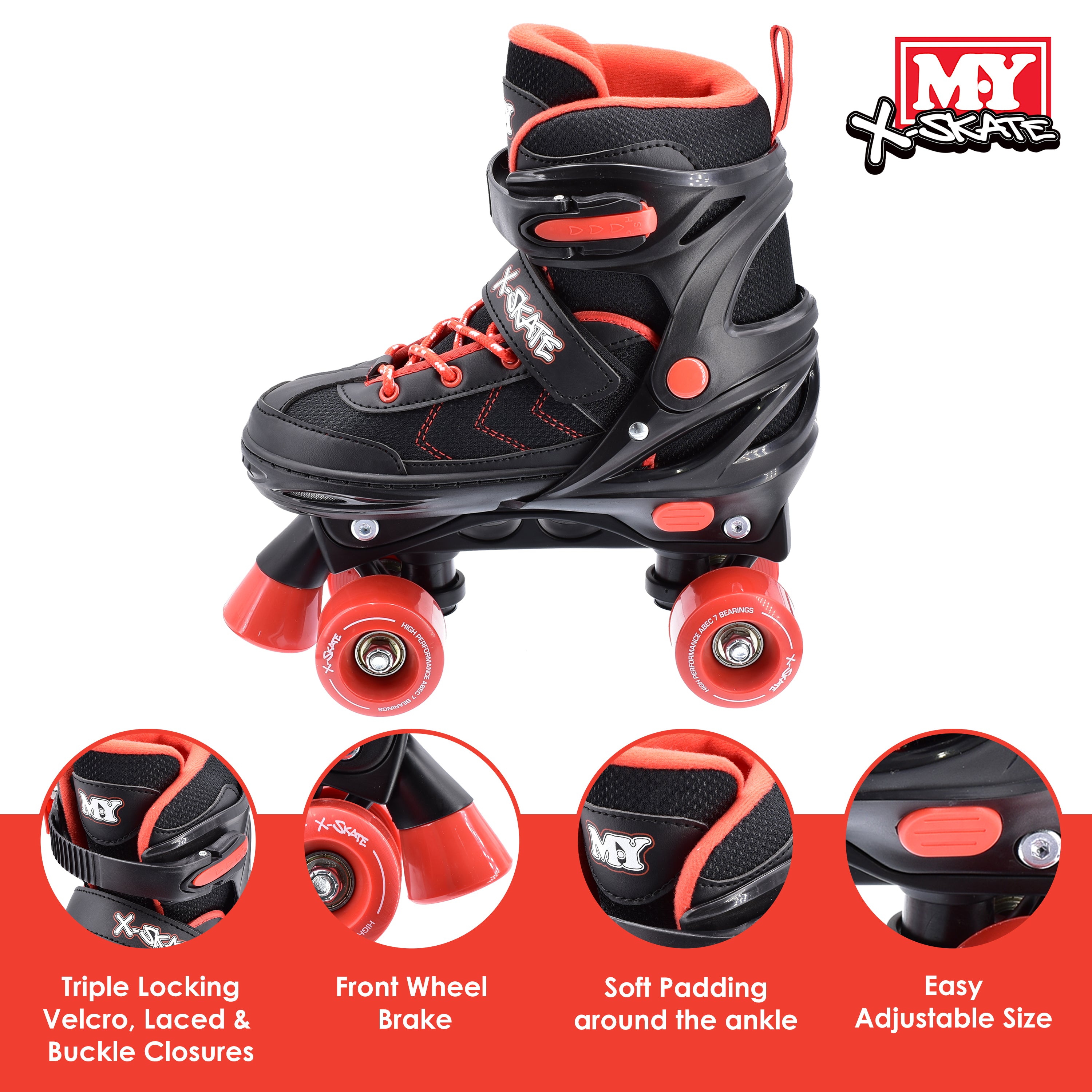 M.Y X-Skate Quad Roller Skates